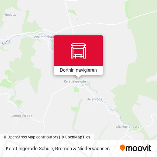 Kerstlingerode Schule Karte