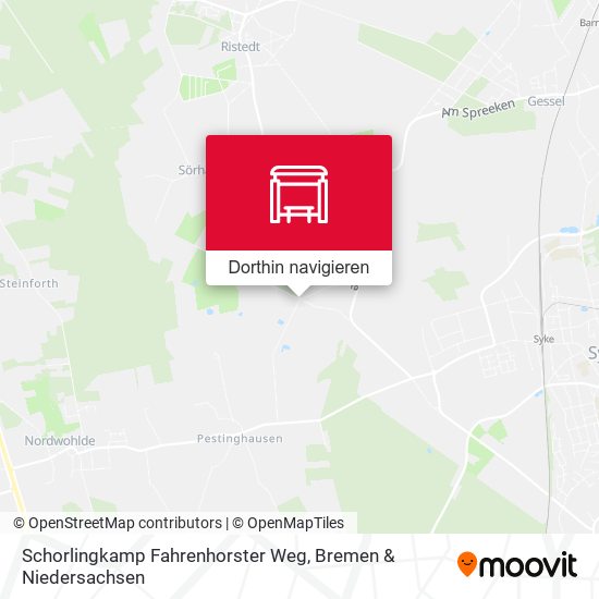 Schorlingkamp Fahrenhorster Weg Karte