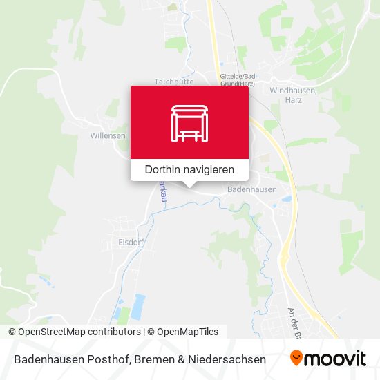 Badenhausen Posthof Karte