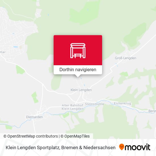 Klein Lengden Sportplatz Karte