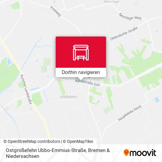 Ostgroßefehn Ubbo-Emmius-Straße Karte