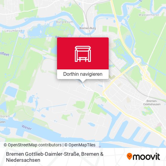 Bremen Gottlieb-Daimler-Straße Karte