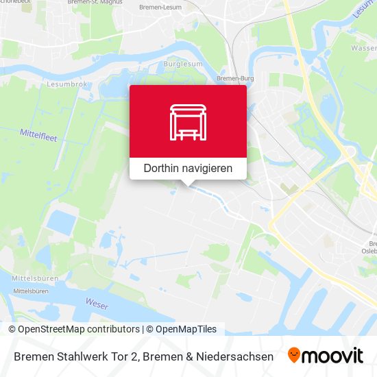 Bremen Stahlwerk Tor 2 Karte