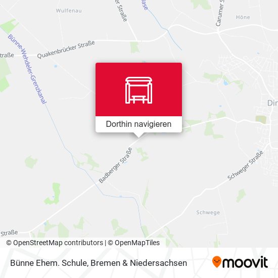 Bünne Ehem. Schule Karte