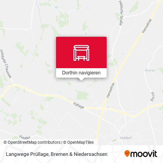 Langwege Prüllage Karte