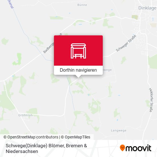 Schwege(Dinklage) Blömer Karte