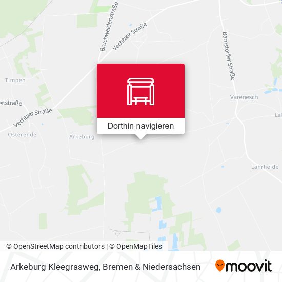 Arkeburg Kleegrasweg Karte