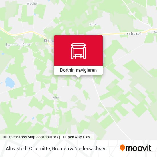 Altwistedt Ortsmitte Karte