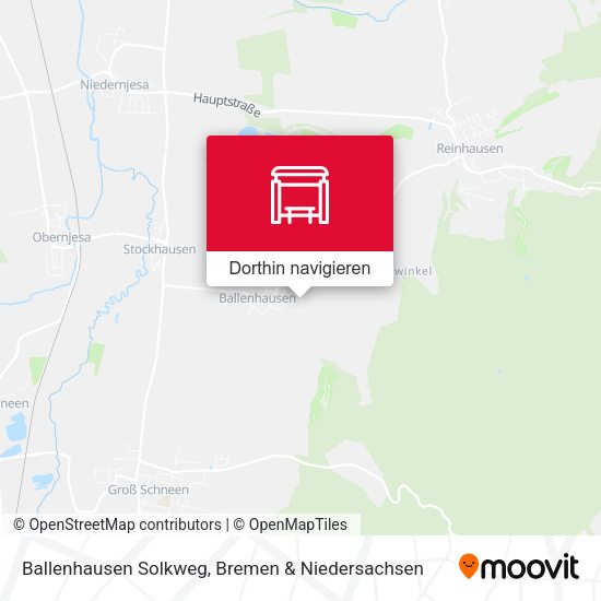 Ballenhausen Solkweg Karte