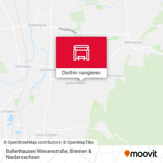 Ballenhausen Wiesenstraße Karte