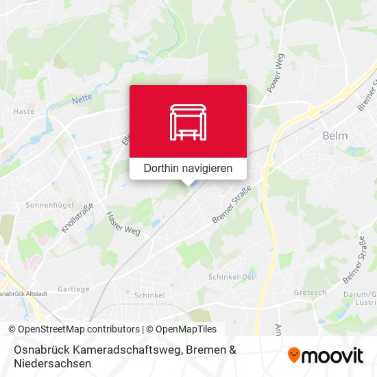 Osnabrück Kameradschaftsweg Karte