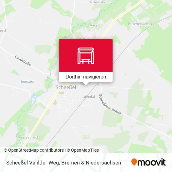 Scheeßel Vahlder Weg Karte