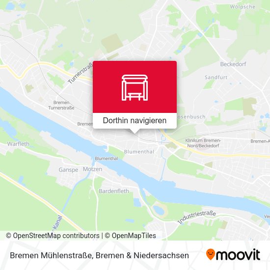 Bremen Mühlenstraße Karte
