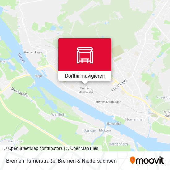 Bremen Turnerstraße Karte