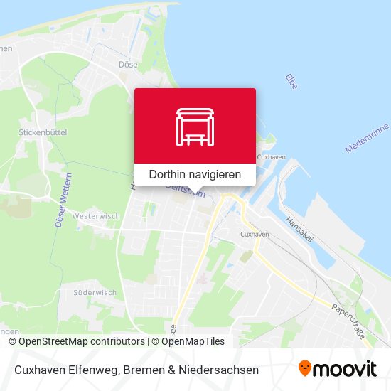 Cuxhaven Elfenweg Karte