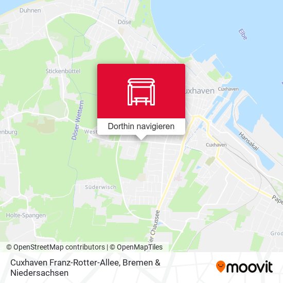 Cuxhaven Franz-Rotter-Allee Karte