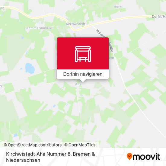 Kirchwistedt-Ahe Nummer 8 Karte
