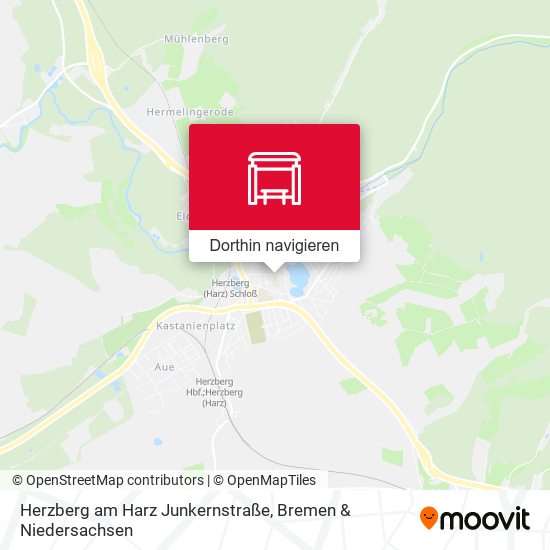 Herzberg am Harz Junkernstraße Karte