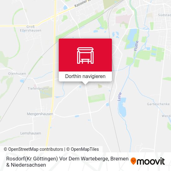 Rosdorf(Kr Göttingen) Vor Dem Warteberge Karte
