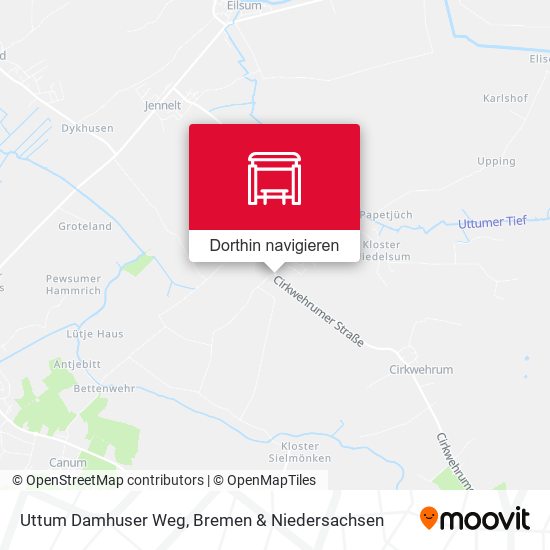 Uttum Damhuser Weg Karte