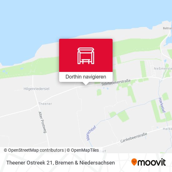Theener Ostreek 21 Karte
