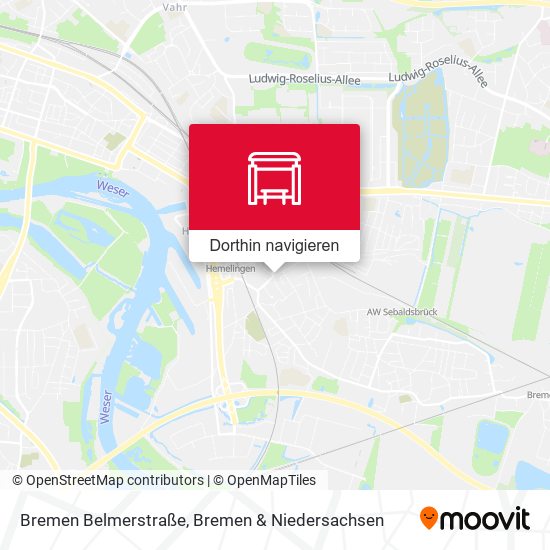 Bremen Belmerstraße Karte