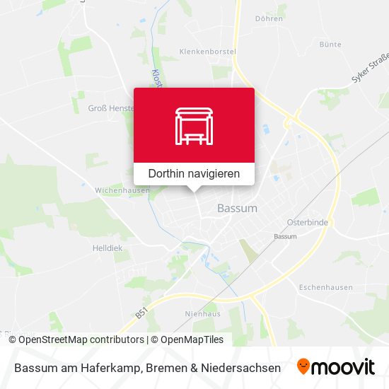 Bassum am Haferkamp Karte