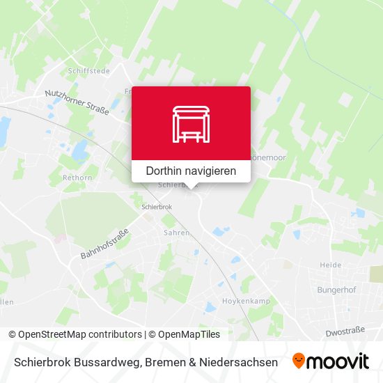 Schierbrok Bussardweg Karte