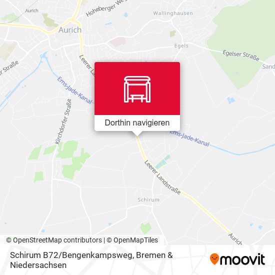 Schirum B72/Bengenkampsweg Karte