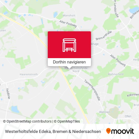 Westerholtsfelde Edeka Karte
