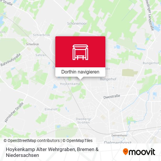 Hoykenkamp Alter Wehrgraben Karte