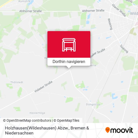 Holzhausen(Wildeshausen) Abzw. Karte