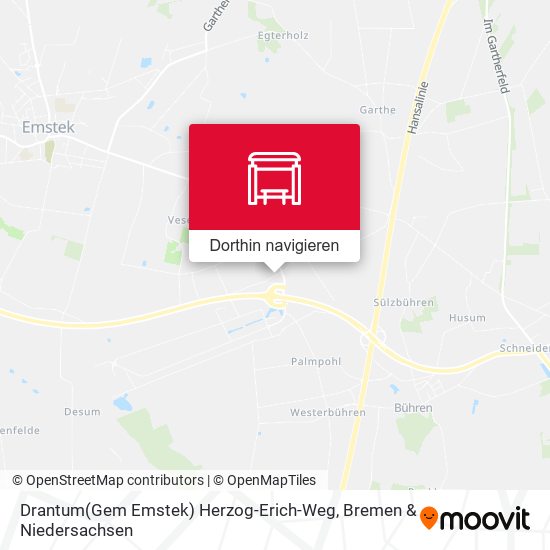 Drantum(Gem Emstek) Herzog-Erich-Weg Karte