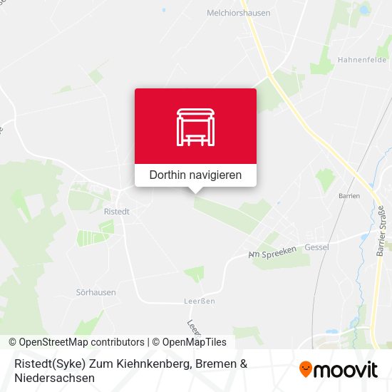 Ristedt(Syke) Zum Kiehnkenberg Karte