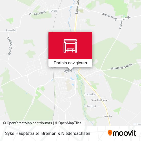 Syke Hauptstraße Karte
