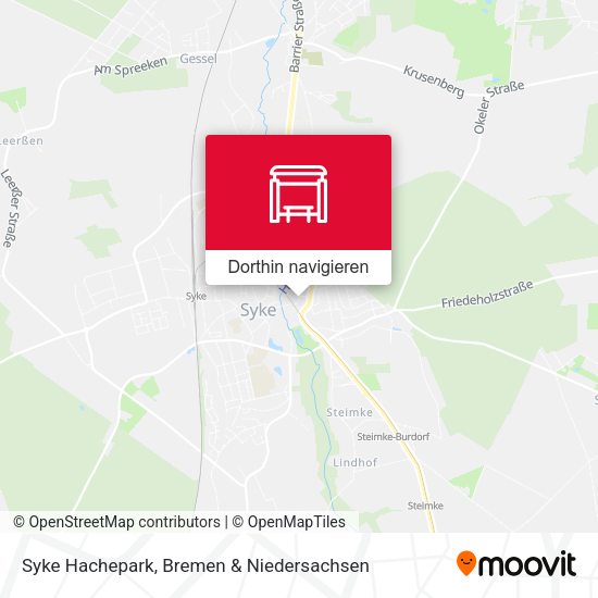Syke Hachepark Karte