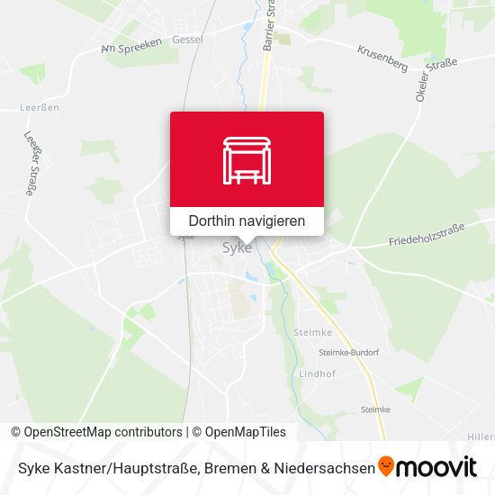 Syke Kastner/Hauptstraße Karte