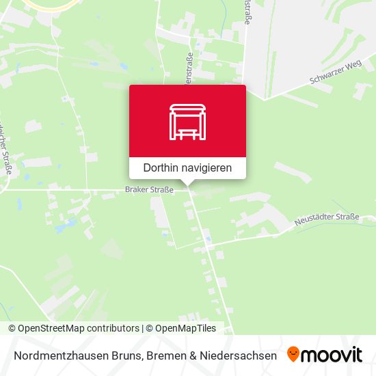 Nordmentzhausen Bruns Karte