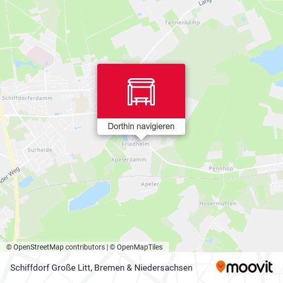 Schiffdorf Große Litt Karte