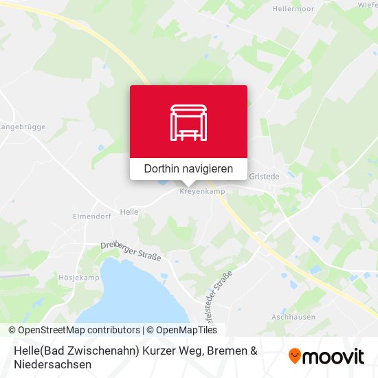 Helle(Bad Zwischenahn) Kurzer Weg Karte
