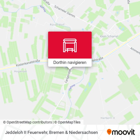 Jeddeloh II Feuerwehr Karte