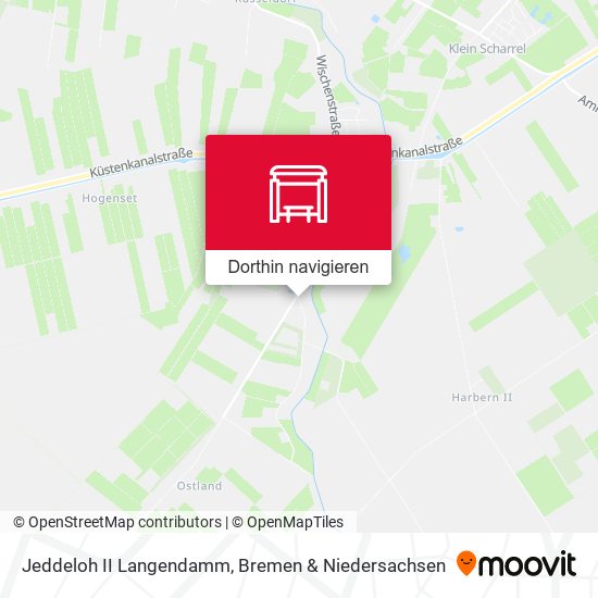 Jeddeloh II Langendamm Karte