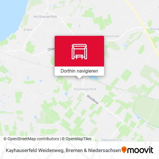 Kayhauserfeld Weidenweg Karte