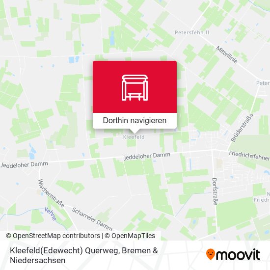 Kleefeld(Edewecht) Querweg Karte