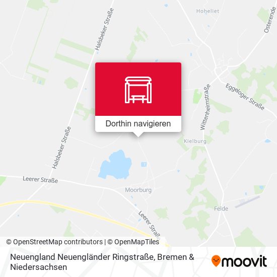Neuengland Neuengländer Ringstraße Karte