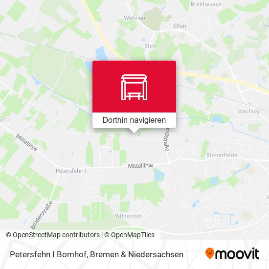 Petersfehn I Bomhof Karte