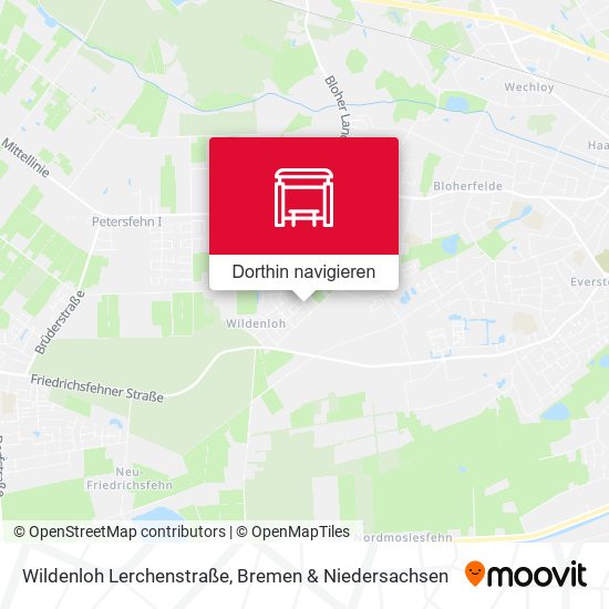 Wildenloh Lerchenstraße Karte