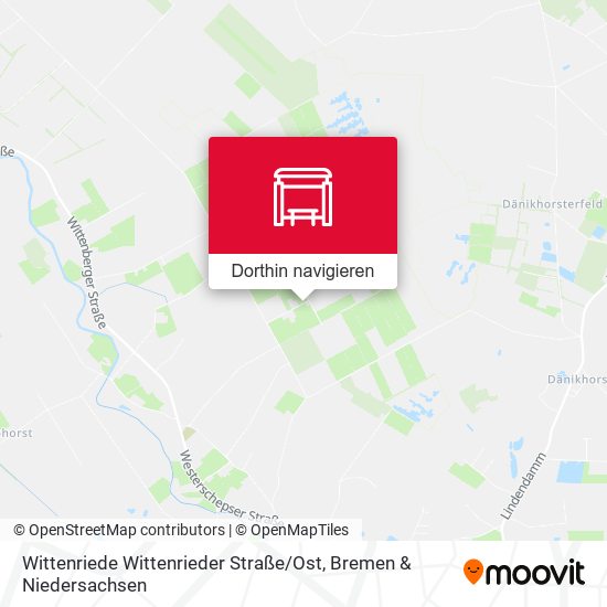 Wittenriede Wittenrieder Straße / Ost Karte