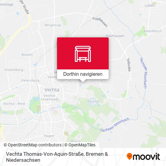 Vechta Thomas-Von-Aquin-Straße Karte