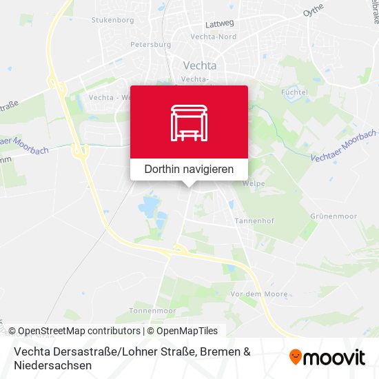Vechta Dersastraße / Lohner Straße Karte